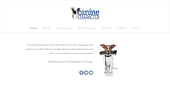 Desktop Screenshot of caninecharacter.com